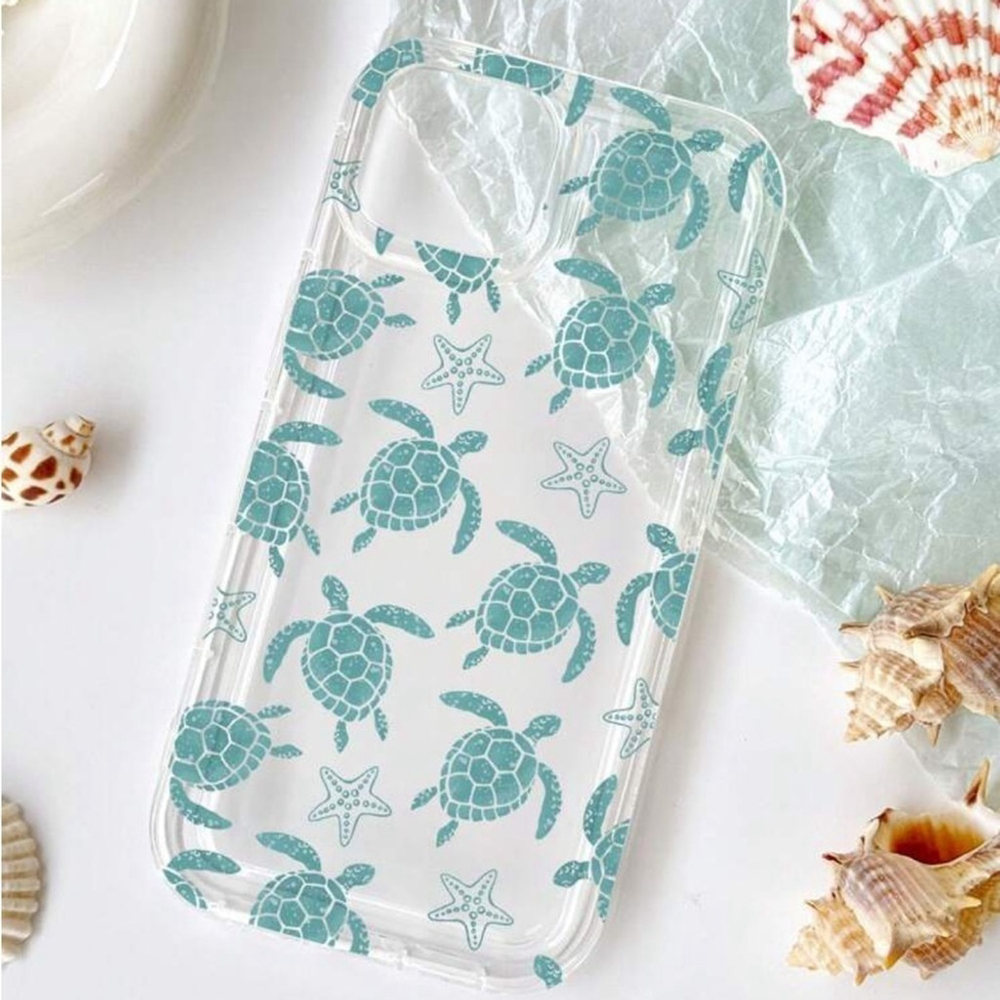 ⚠️Clearance iPhone 14 Pro/Pro Max Blue Sea Turtle Phone Case SAU - Picture 2 of 3
